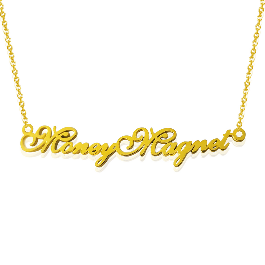 Silver Name Style Necklace