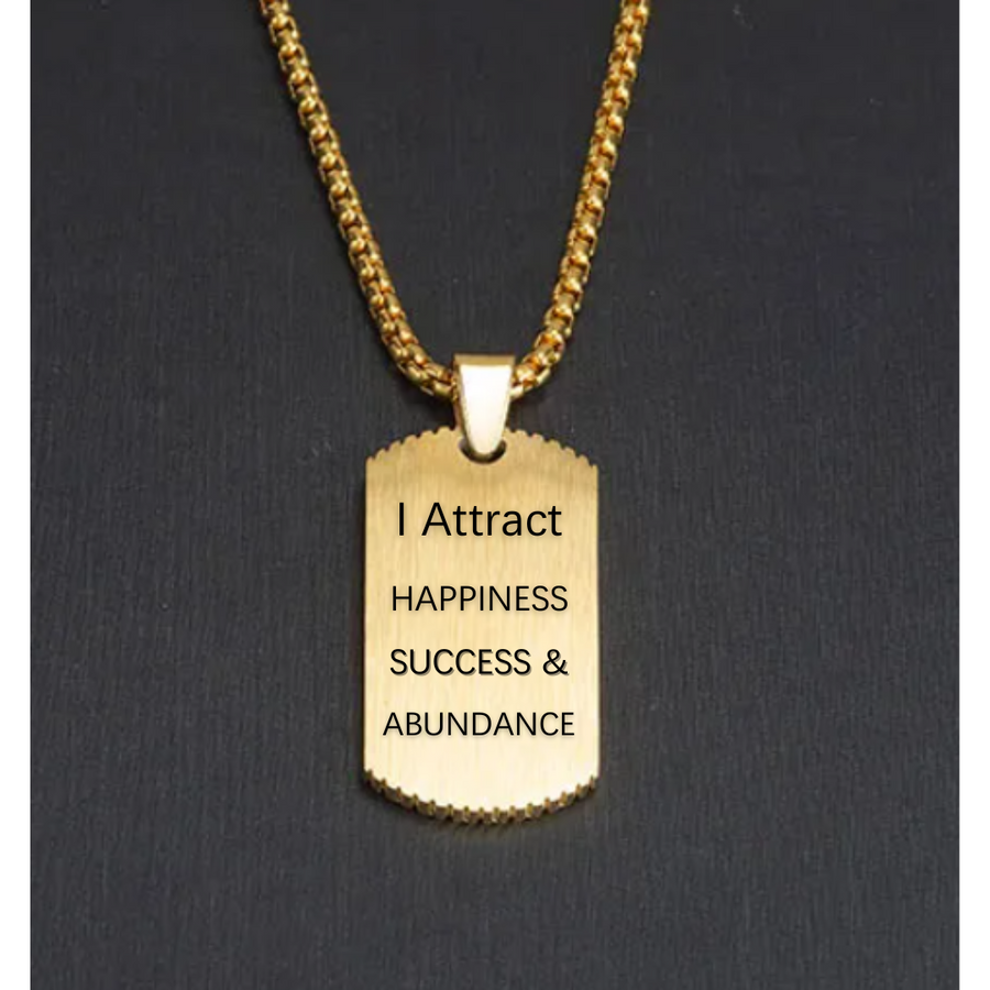 Silver Affirmation Necklace